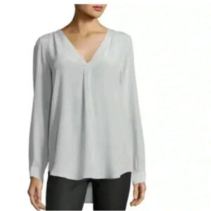 Joie Daryn Long Sleeve Silk Blouse Blush color size XS